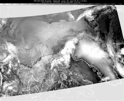 Infrared satellite image 4 hours before takeoff | ESPO