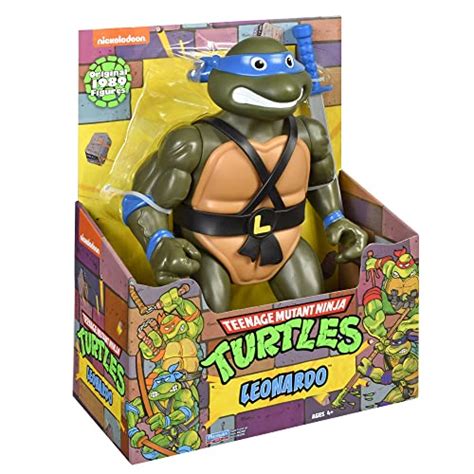 Teenage Mutant Ninja Turtles 12” Original Classic Leonardo Giant Figure By Playmates Toys