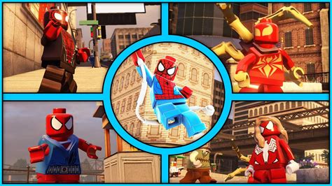 Every Spider Man Character In Lego Marvels Avengers Blitzwinger