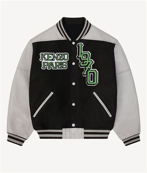 Kenzo Paris Yellow Tiger 1970 Varsity Jacket Tlc