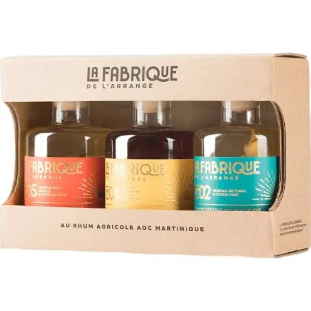 Coffret Rhum Arrang La Fabrique De L Arrang X Cl Ananas Citron Vert