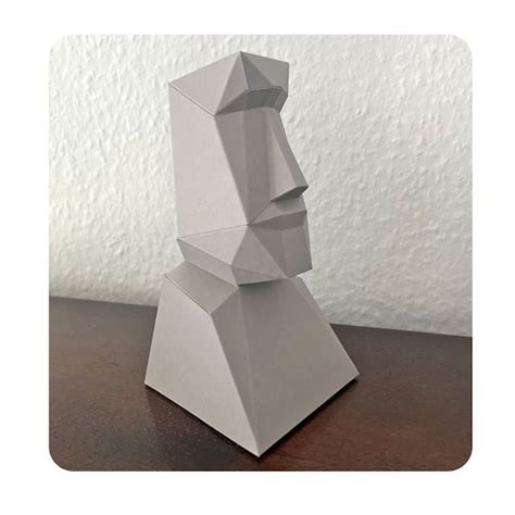 Moai Papercraft Etsy