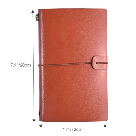 Vintage Pu Leather Journal Soft Cover