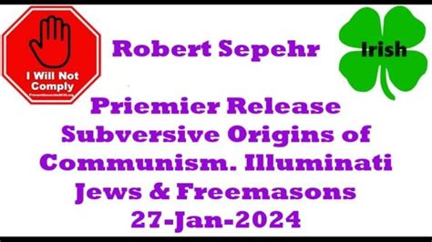 Subversive Origins Of Communism Robert Sepehr Jan