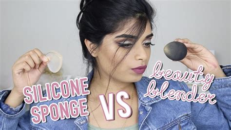 SILICONE SPONGE VS BEAUTY BLENDER FIRST IMPRESSION REVIEW DEMO