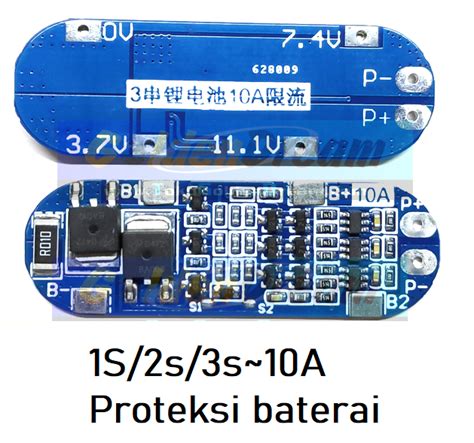 Bms Module Modul Pelindung Baterai Protection Module Board Lipo Lion