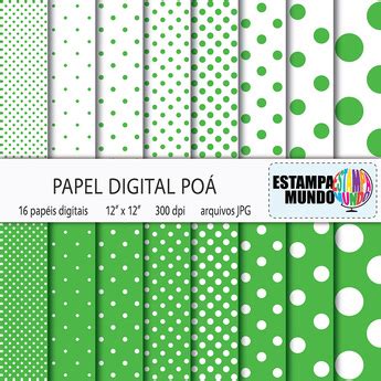 Papel Digital Poá Bege e Branco Estampa Mundo Estúdio Criativo