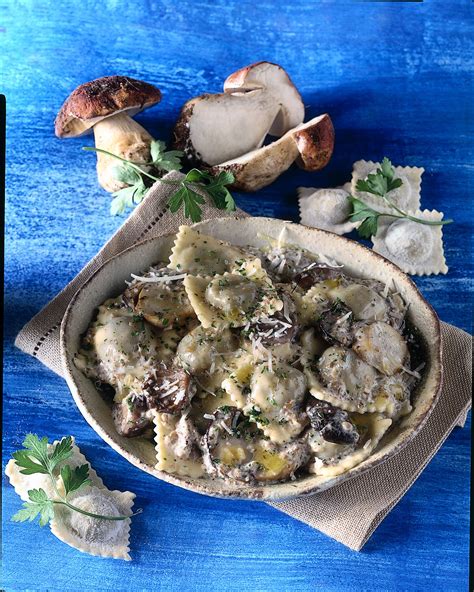 Ricetta Ravioli Con Mazze Di Tamburo E Porcini Donna Moderna