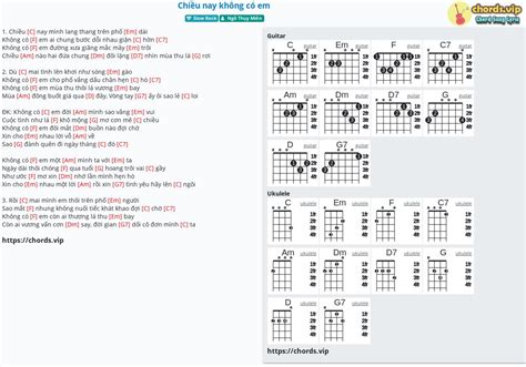 Chord Chi U Nay Kh Ng C Em Tab Song Lyric Sheet Guitar Ukulele