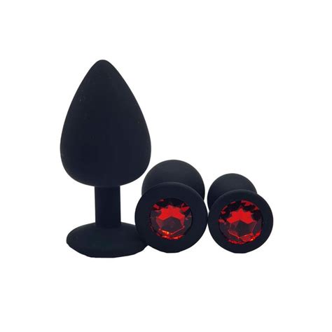 Kit Plug Anal Em Silicone Seamless Butt Plug Starting Kit 8 Cores