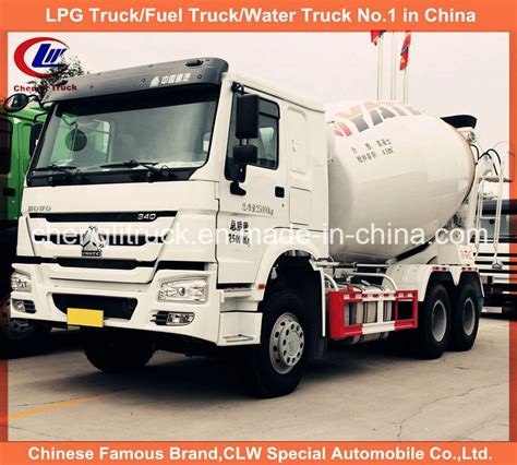 6X4 336HP 10m3 Sinotruk HOWO Concrete Cement Mixer Truck China