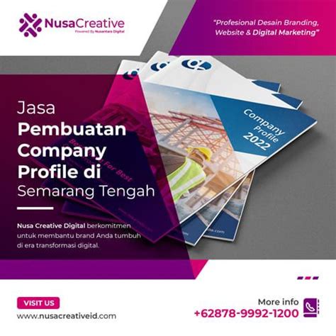 Jasa Pembuatan Company Profile Semarang Tengah