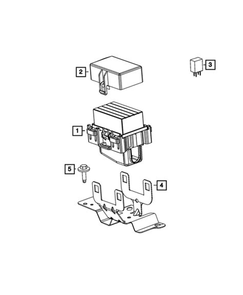 Power Distribution Center Fuse Block Junction Block Relays And Fuses For 2014 Jeep Grand