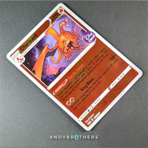 Jual Kartu Pokemon Card CHARIZARD Promo Chatime 351 S P TCG Indonesia