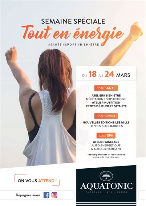 Semaine Tout en énergie Aquatonic Nantes