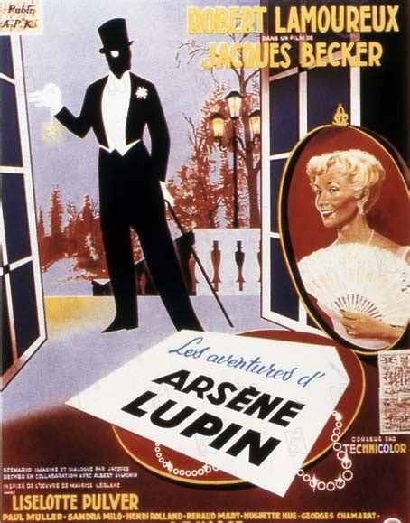 Cartel De La Pel Cula Las Aventuras De Arsenio Lupin Foto Por Un