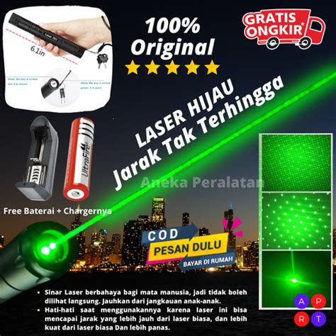 Jual Green Laser Pointer Jarak Jauh Laser Presentasi Senter Laser Hijau