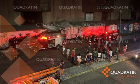 Devastador Incendio En Mercado Central De Acapulco Arrasa 570 Locales