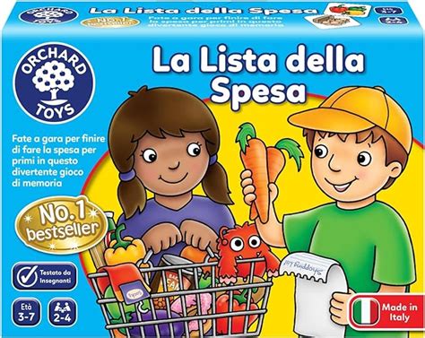 La Lista Della Spesa Gioco Educativo Di Abbinamento E Memoria Per