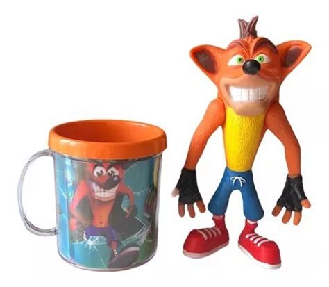 Crash Boneco Cm Caneca Ml Presente Dia Das Crian As