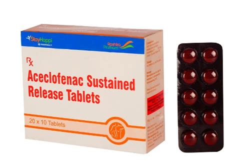 Aceclofenac Mg Sustained Release Tablet S Pharmacy