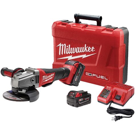 Milwaukee M18 FUEL 4-1/2 In / 5 In. Brushless Cordless Angle Grinder ...