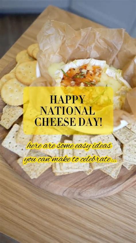 3 Ways To Celebrate National Cheese Day🧀 Baked Brie Charcuterie Board In 2023 National