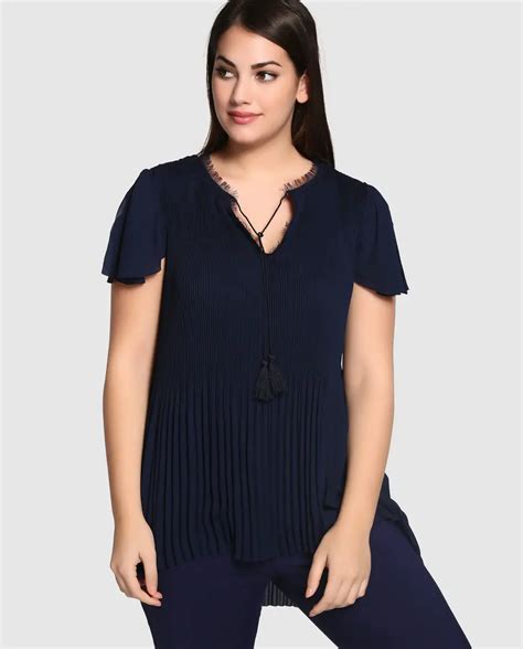 Blusas De Talla Grande Tendencias De Moda Para Chicas Curvy Con Mucho