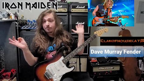 Dave Murray Signature Fender Stratocaster Guitar Iron Maiden Youtube