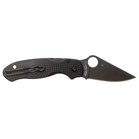 Spyderco Para 3 Lightweight C223pbbk 292 Cts Bd1n Black Blade Bla