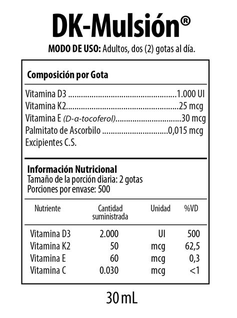 Dk Mulsion La Farmacia Biol Gica