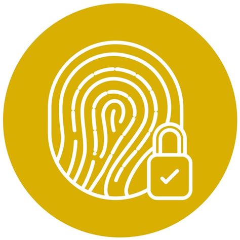 Premium Vector Vector Design Fingerprint Identification Icon Style