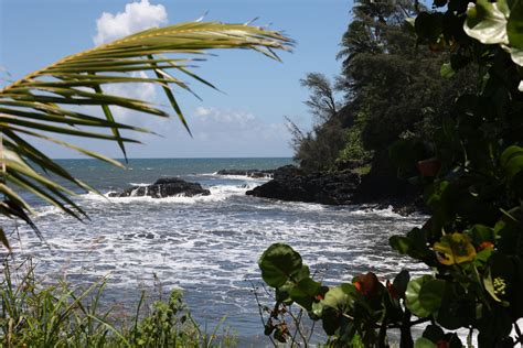 Tahiti Beach Beach Along The Coast East Of Papeete Tahiti Jeremy