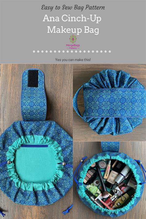 Sofia Cinch Up Makeup Bag Sewing Pattern Artofit