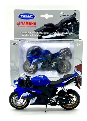 Moto Yamaha Yzf R Welly Escala