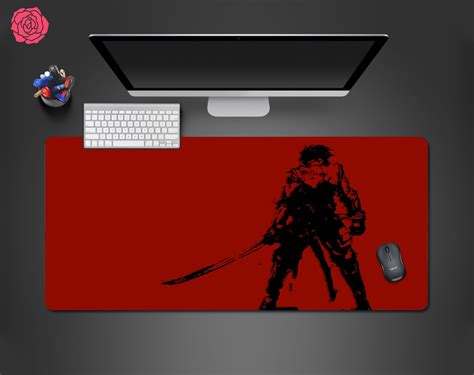 Gro E Anime Schreibtisch Pad Samurai Mouse Pad Samurai Etsy