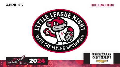 Flying Squirrels Reveal 2024 Promotional Schedule MiLB