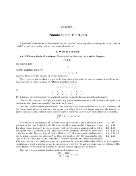 SOLUTION Calculas Mathematics Numbers And Functions Studypool