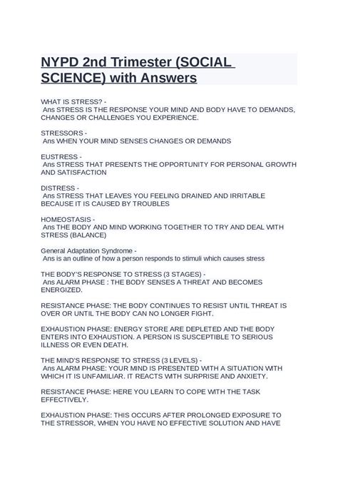 Understanding Stress And Its Impact On Law Enforcement Exams Social