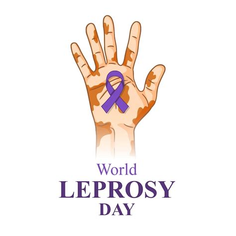 Premium Vector World Leprosy Day Vector Illustration Healthcare