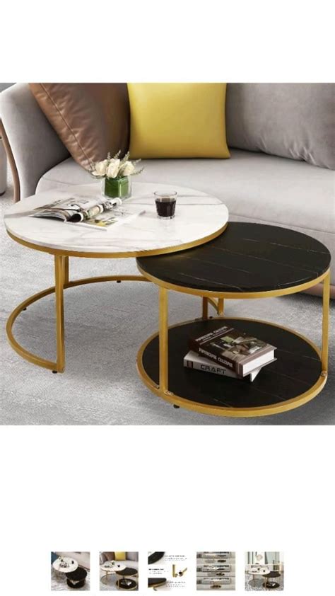 Nsdirect Nesting Coffee Table Set Of Round Coffee Tables Modern