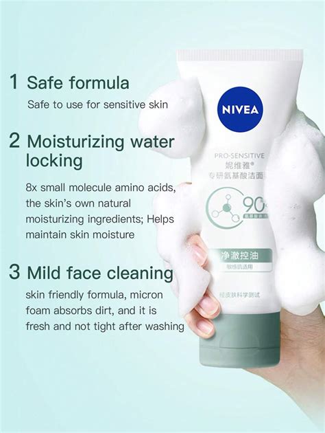 Nivea G Espuma De Limpeza Facial De Cido Amino Purificante E