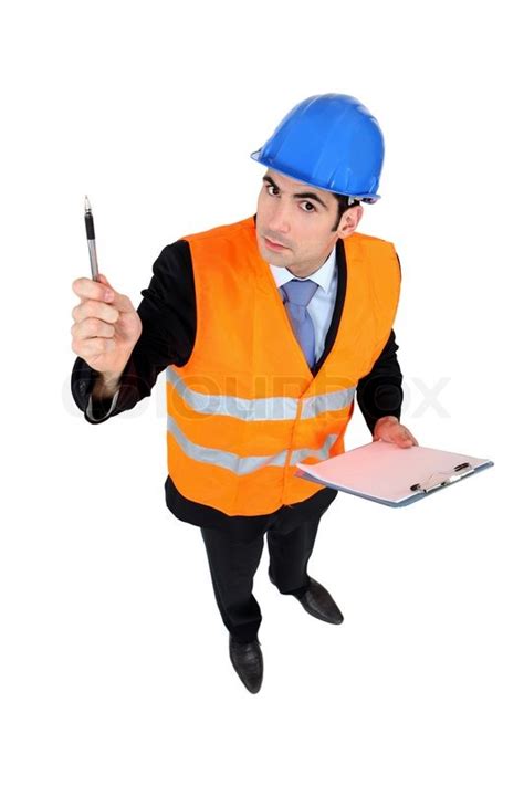 Civil Engineer Working Clipart