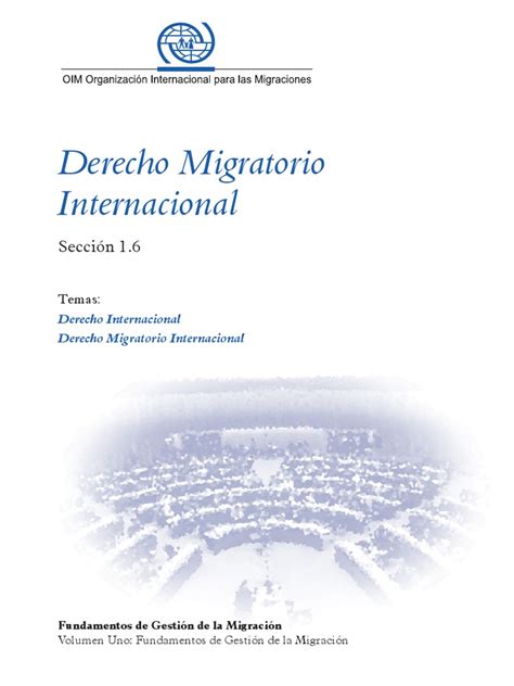 Derecho Migratorio Internacional Pdf Convenio Europeo De Derechos