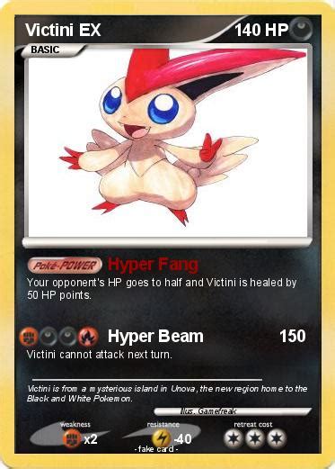 Pokémon Victini Ex 41 41 Hyper Fang My Pokemon Card