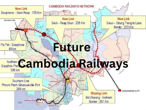 Current And Proposed Railways In Cambodia