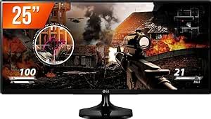 LG 25UM58 PF Ultrawide Monitor Gamer LED 25 Full HD Preto Amazon