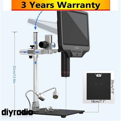 Andonstar AD409 PRO 4MP 300X HDMI WIFI Digital Microscope 10 1 LCD For