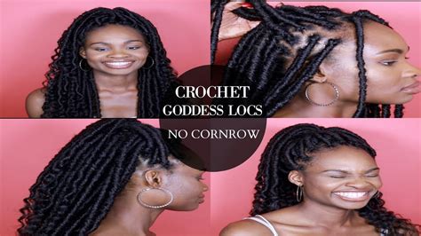 New Method Individual Crochet Goddess Locs No Cornrows 5 Easy Steps Youtube