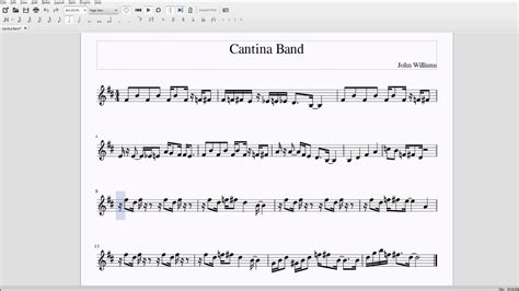 Star Wars Cantina Sheet Music Alto Sax Cantina Band Sheet Music By